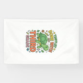 Turtley Fertig mit der dritten Klasse Schildkröten Banner (Horizontal)