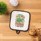 Turtley Fertig mit der dritten Klasse Turtle-Schul Topflappen (Oben Unten)