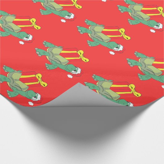 Turtley Festive Deluxe Geschenkpapier (Ecke)