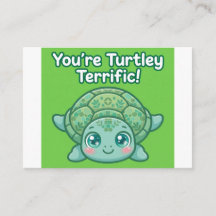 Turtley großartige Lunchbox-Notiz — Ermutigungskar