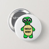 Turtley Nerdy Button (Vorne & Hinten)