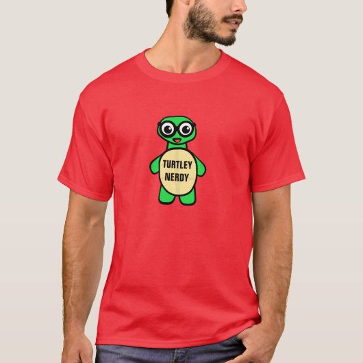 Turtley Nerdy T-Shirt (Vorderseite)