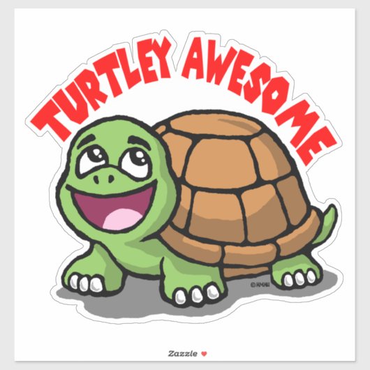 Turtley Phantastisch Aufkleber (Blatt)