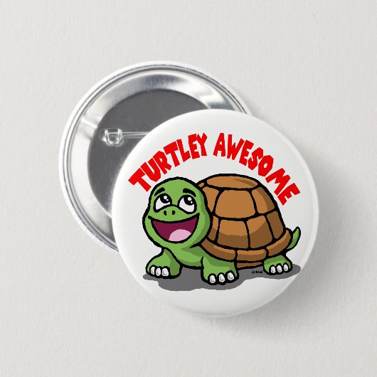 Turtley Phantastisch Button (Vorne & Hinten)