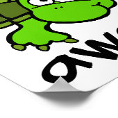 Turtley Phantastisch Funny Poster (Ecke)