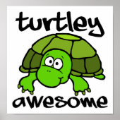 Turtley Phantastisch Funny Poster (Vorne)