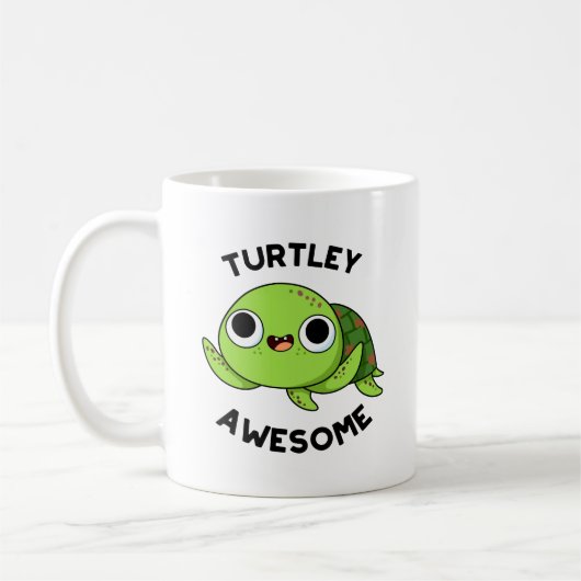 Turtley Phantastisch Funny Turtle Pub Kaffeetasse (Links)