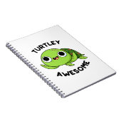 Turtley Phantastisch Funny Turtle Pub Notizblock (Rechte Seite)
