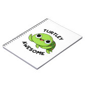 Turtley Phantastisch Funny Turtle Pub Notizblock (Linke Seite)