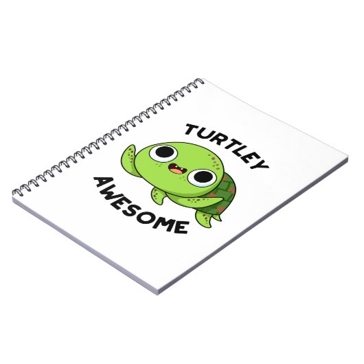 Turtley Phantastisch Funny Turtle Pub Notizblock (Linke Seite)