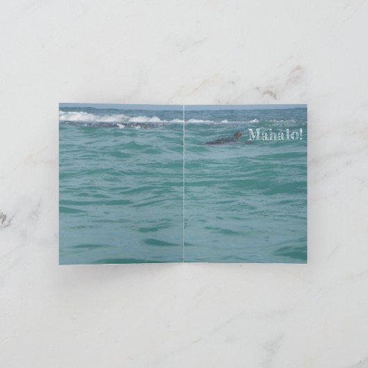 Turtley phantastisch - Mahal Dankeskarte (Innenseite)