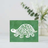 Turtley Phantastisch Postcard Postkarte (Stehend Vorderseite)