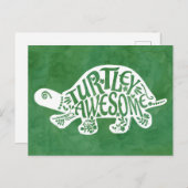 Turtley Phantastisch Postcard Postkarte (Vorne/Hinten)