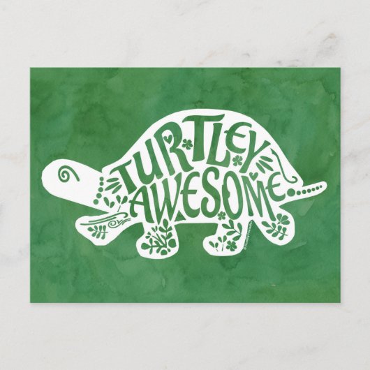 Turtley Phantastisch Postcard Postkarte (Vorderseite)