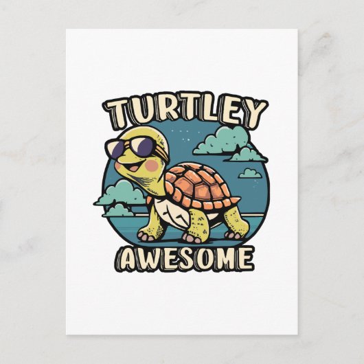Turtley Phantastisch Postkarte (Vorderseite)