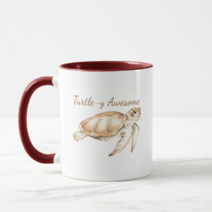 Turtley Phantastisch Sea Turtle Ocean Sea Animal A Tasse