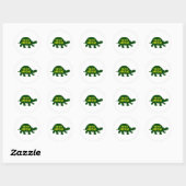 Turtley Totally Phantastisch Runder Aufkleber (Blatt)