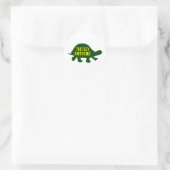 Turtley Totally Phantastisch Runder Aufkleber (Tasche)