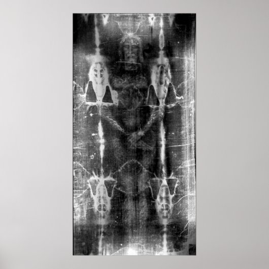 Türverkleidung, Frontalansicht Negativ Poster (Vorne)