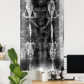 Türverkleidung, Frontalansicht Negativ Poster (Heimbüro)