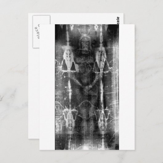 Türverkleidung, Frontalansicht Negativ Postkarte (Vorne/Hinten)