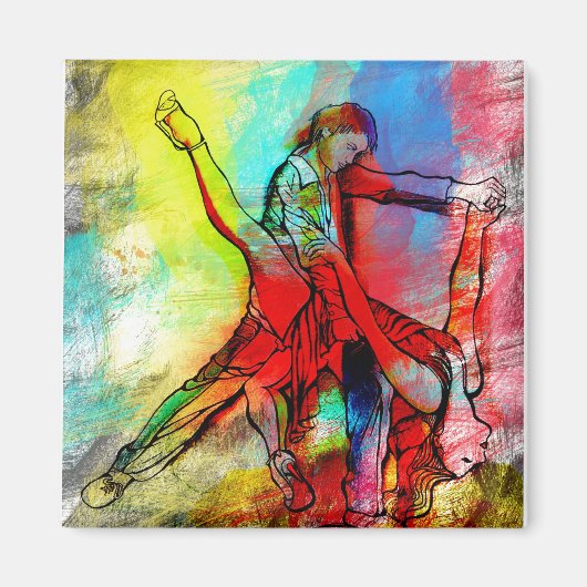 Tus Labios de Rubi - Ihre Ruby Lips drucken Magnet (Vorne)