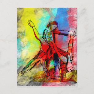 Tus Labios de Ruby - Tango Postkarte