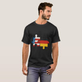 TUSA Germany Ancestry Pride Cultural Roots B-Shirt T-Shirt (Vorne ganz)