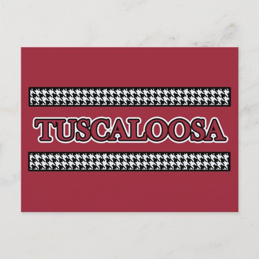 Tuscaloosa, AL Hahnentrittmuster - Postkarte (Vorderseite)