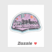 Tuscaloosa, Alabama Aufkleber (Blatt)