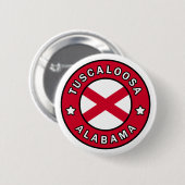 Tuscaloosa Alabama Button (Vorne & Hinten)