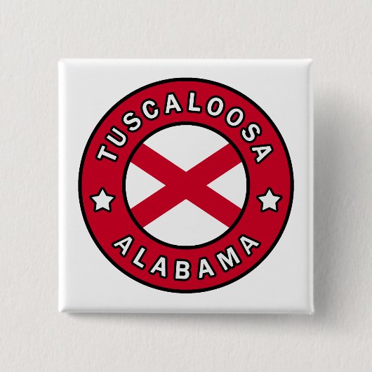 Tuscaloosa Alabama Button (Vorderseite)