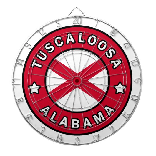 Tuscaloosa Alabama Dartscheibe (vorne)