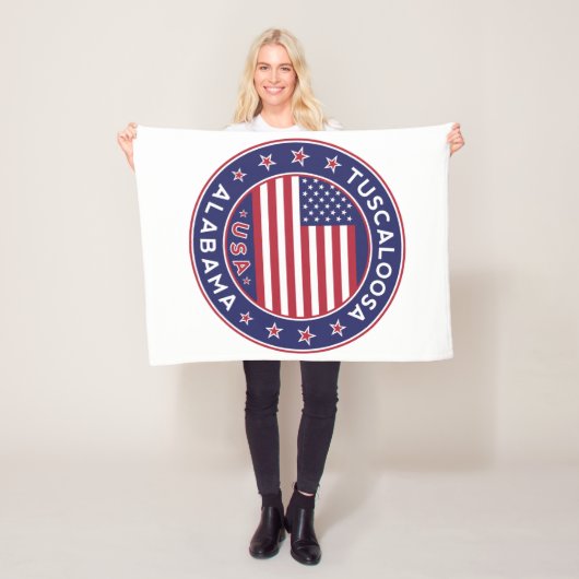 Tuscaloosa, Alabama Fleecedecke (Beispiel)