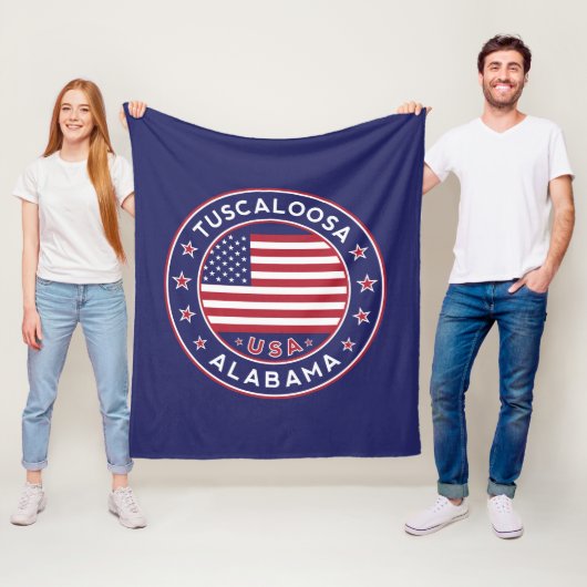 Tuscaloosa, Alabama Fleecedecke (Beispiel)
