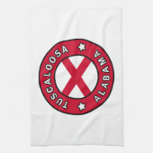 Tuscaloosa Alabama Geschirrtuch (Vertikal)