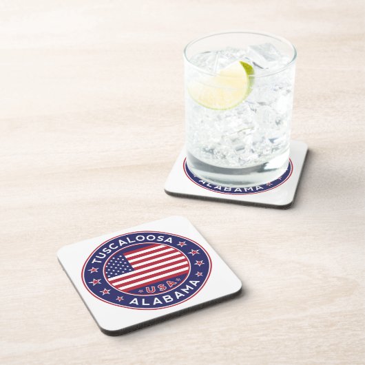 Tuscaloosa, Alabama Getränkeuntersetzer (Rechte Seite)
