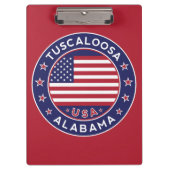 Tuscaloosa, Alabama Klemmbrett (Vorderseite)