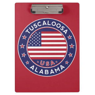 Tuscaloosa, Alabama Klemmbrett