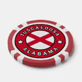 Tuscaloosa Alabama Pokerchips (Einzeln)