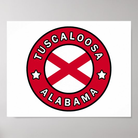 Tuscaloosa Alabama Poster (Vorne)