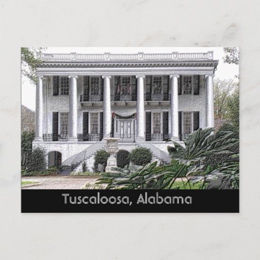 Tuscaloosa Alabama - Postkarte (Vorderseite)