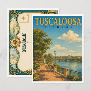 Tuscaloosa Alabama Riverwalk GeoSaga Postkarte