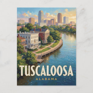 Tuscaloosa Alabama Riverwalk Reise Postkarte