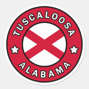 Tuscaloosa Alabama Runder Aufkleber