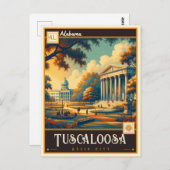 Tuscaloosa, Alabama | VINTAG Postkarte (Vorne/Hinten)
