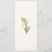 Tuscan Garden Urn Wedding Wedding Dinner Menükarte (Rückseite)