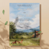 Tuscan-Inspired Countryside Landscape Wedding  Folieneinladung