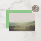 Tuscan Landscape Mitteilungskarte (Vorderseite/Rückseite Beispiel)
