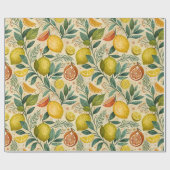 Tuscan Lemon Grove Gift  Geschenkpapier (Flach)